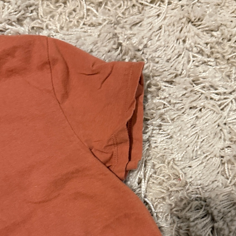 Abercrombie & Fitch Orange Graphic Tee - Picture 3 of 4
